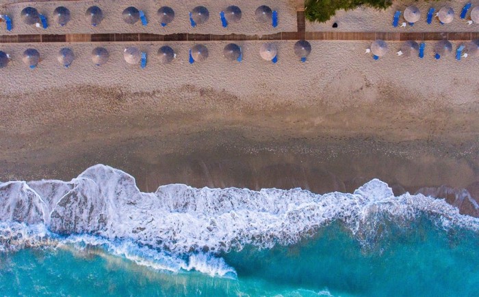 Poseidon Beach Hotel, Kanali – Kastrosikija, Grčka — plaža