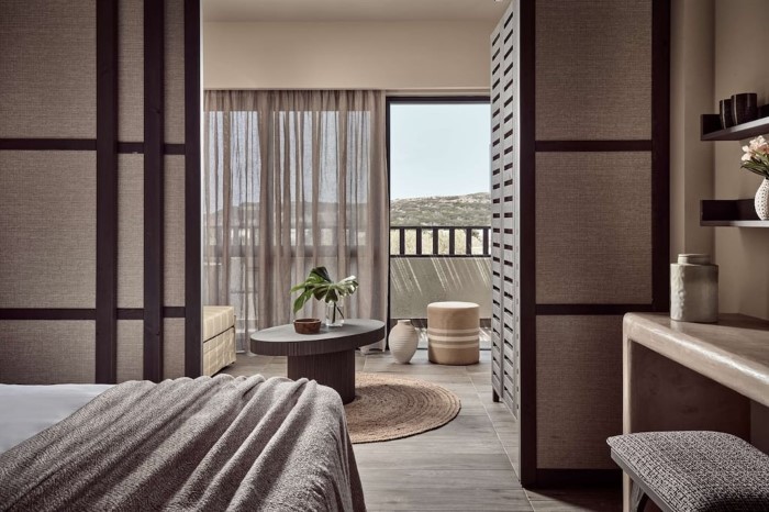 Numo Ierapetra Beach Resort Crete, Curio Collection by Hilton Adults Only (16+), Ierapetra, Grčka — Suite 1 BedRoom King Evergreen with Balcony Garden View