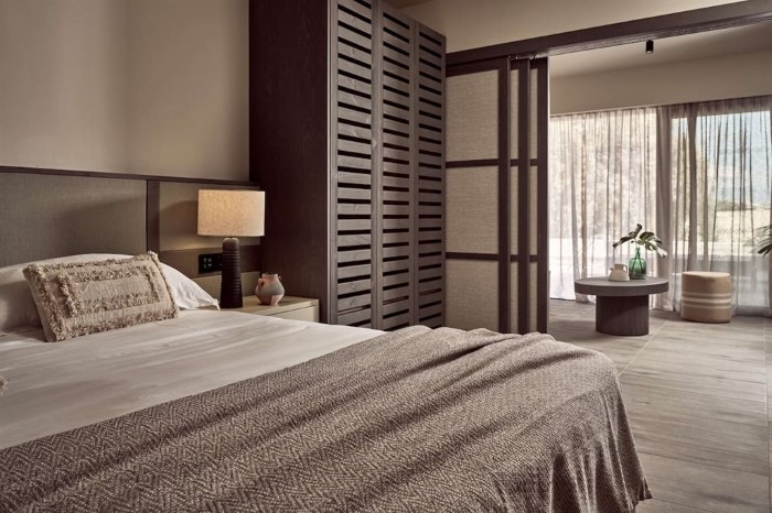 Numo Ierapetra Beach Resort Crete, Curio Collection by Hilton Adults Only (16+), Ierapetra, Grčka — Suite 1 BedRoom Individual Pool King Evergreen Garden View