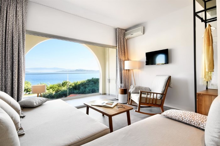 Akrathos Beach Hotel, Uranopolis, Grčka — Suite Executive Sea View