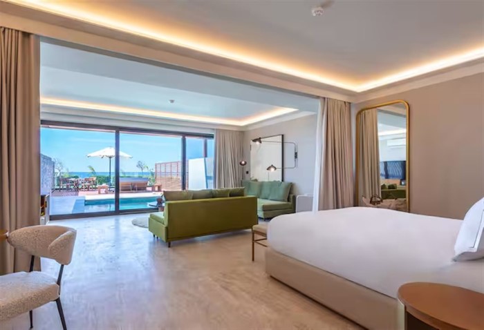 Aulus Chania Curio Collection by Hilton (Adults Only Hotel), Hania, Grčka — Suite Single Grand Private Pool Sea View