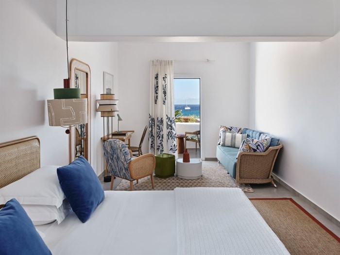 Myconian Sunrise Relais & Chateaux, Elia, Grčka — Suite Grand Sea View