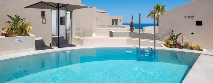Galaxy Suites Boutique Resort Adults Only, Kutulufari, Grčka — Suite Premium Sharing Pool