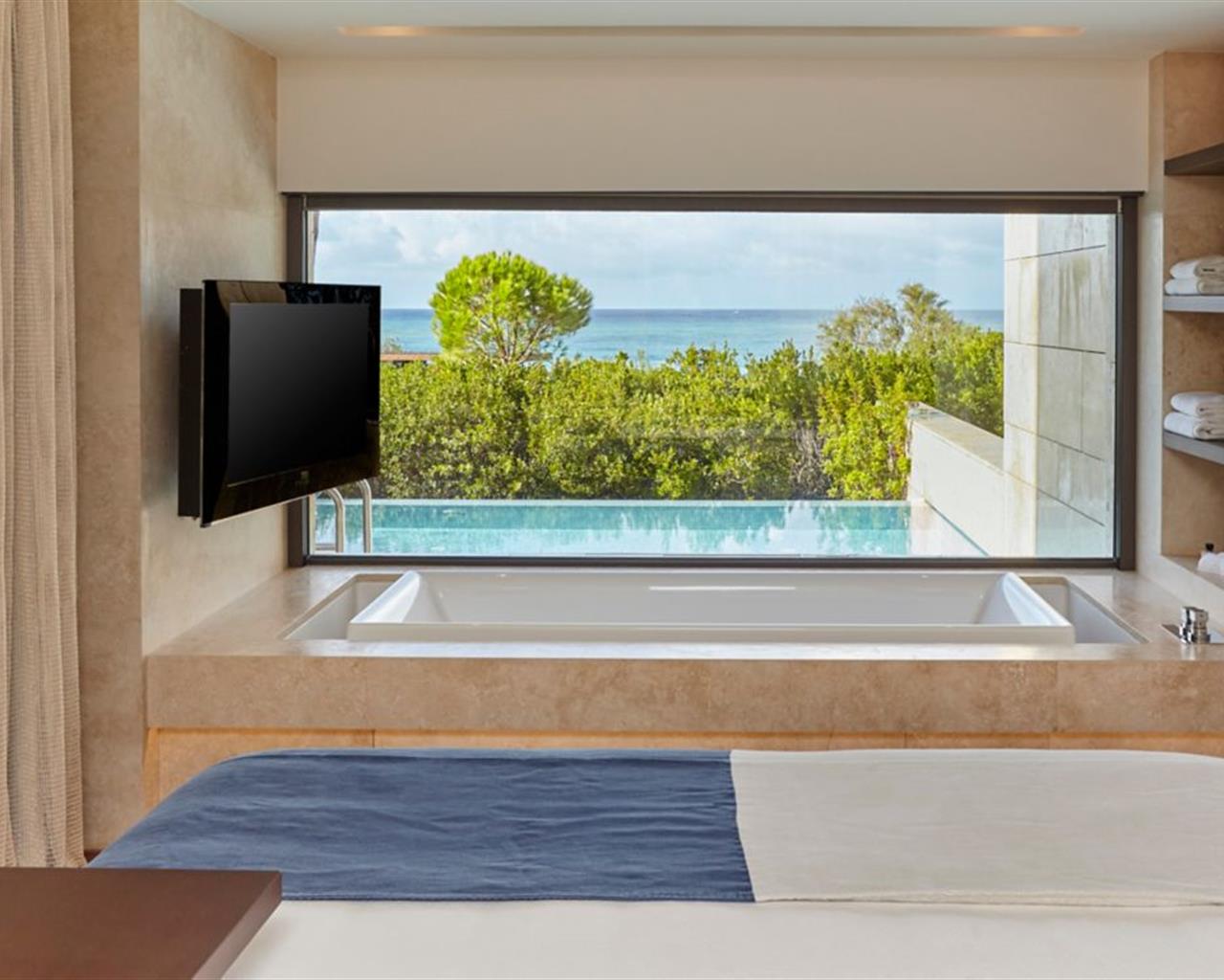The Romanos Resort Costa Navarino, the Luxury Collection, Kosta Navarino, Grčka — Suite Premium Infinity, 1 Bedroom Beach Front