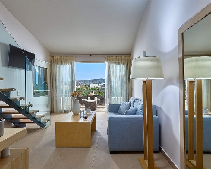 Castello Boutique Resort & Spa Adults Only, Sisi, Grčka — Suite Maisonette Garden View