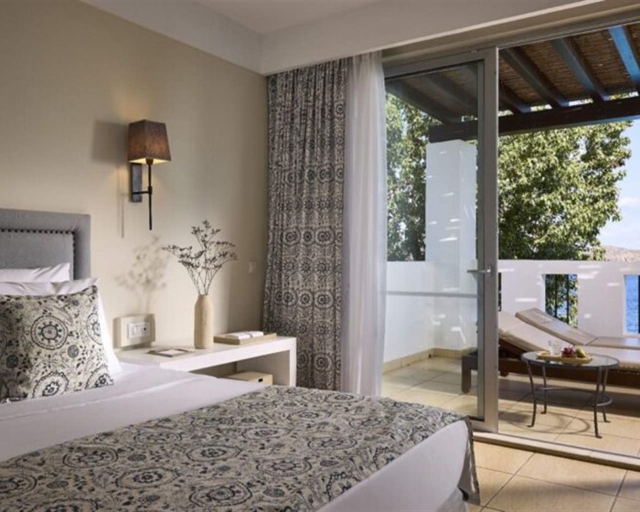 Aquila Elounda Village Adults Only, Elunda, Grčka — Bungalow Suite 1 BedRoom 1 Living Room Mythica Sea View