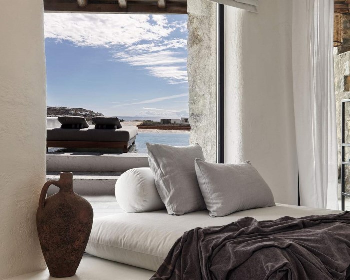 Nomad Mykonos, a Small Luxury Hotel of the World, Elia, Grčka — Suite Nomad with Private Pool & Yard Sea View