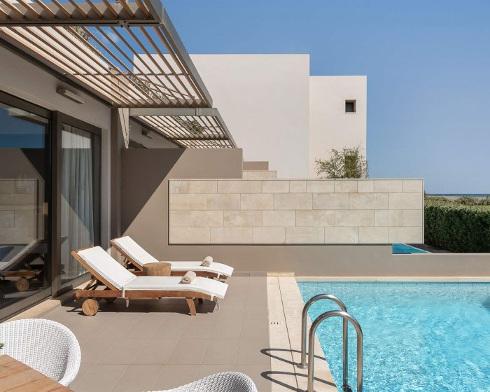 Avra Imperial Hotel, Kolimbari, Grčka — Suite Deluxe Private Pool