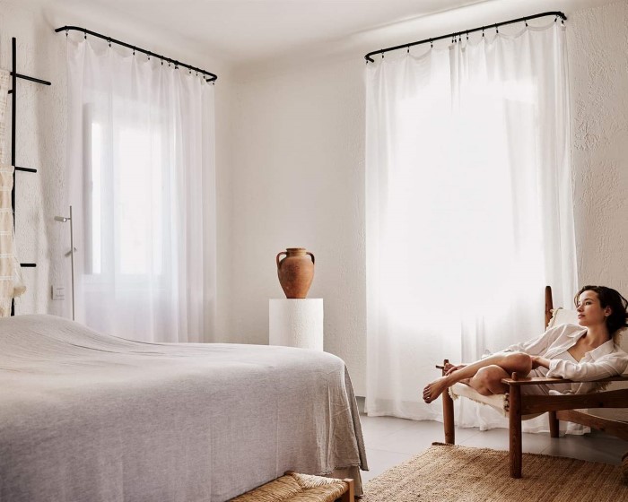 Boheme Hotel Mykonos, a Small Luxury Hotel of the World, Petinaros, Grčka — Suite Honeymoon Sunset & Sea View with Heated Plunge Pool