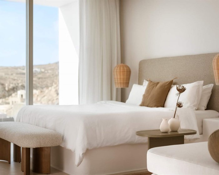 Mykonos Flow, Super Paradise, Grčka — Suite Deluxe Jetted Tub Sea View