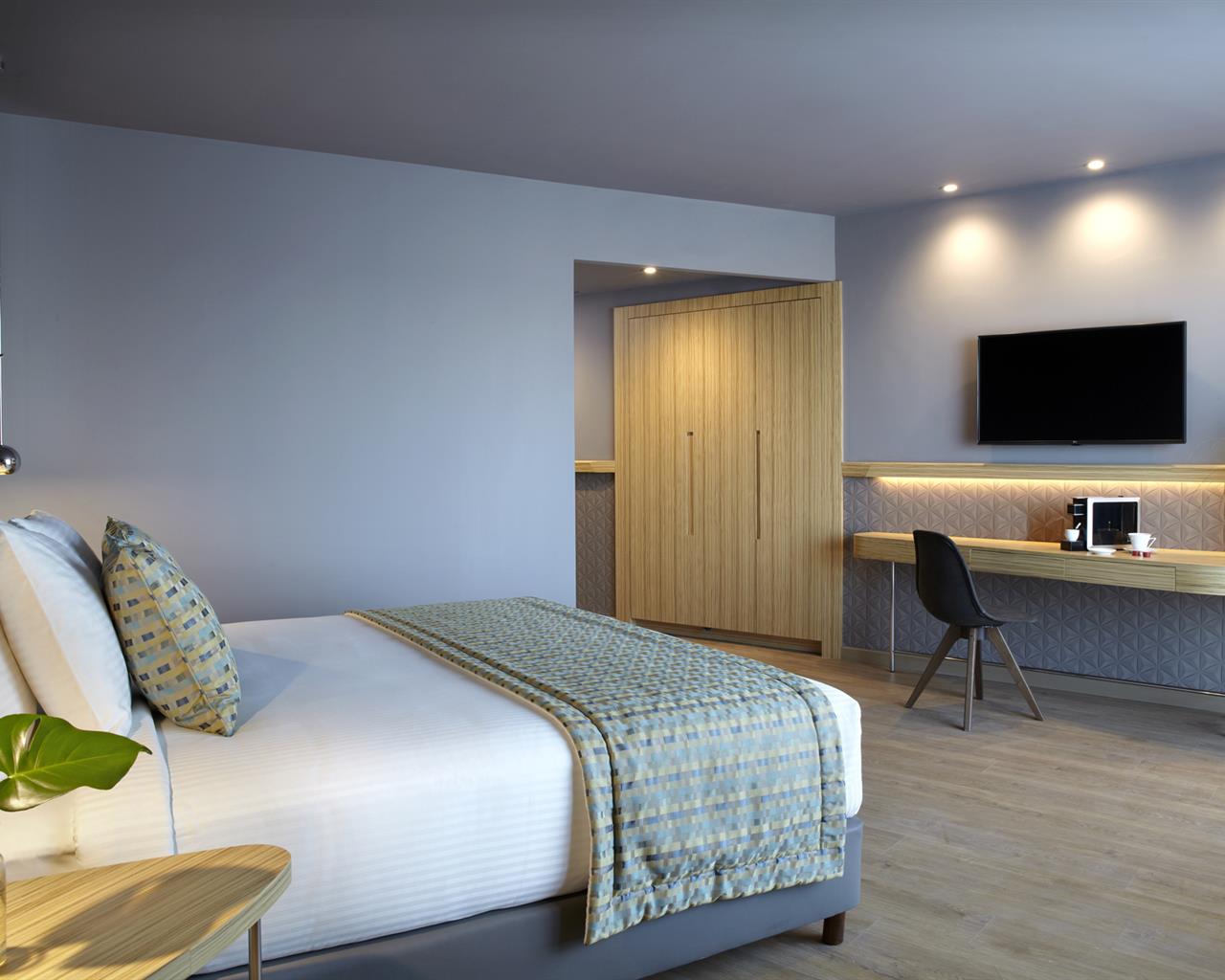 Zeus Wyndham Grand Athens, Monastiraki, Grčka — Double for Single Use Standard City View